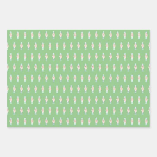 Nutkraker met een snoepriet inpakpapier vel (Voorkant 3)