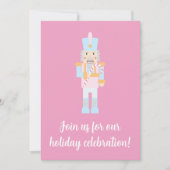 Nutkraker met een snoepriet met groet kaart (Voorkant)