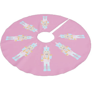 Nutkraker met een snoepriet met groet kerstboom rok