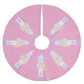 Nutkraker met een snoepriet met groet kerstboom rok (Voorkant)