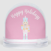 Nutkraker met een snoepriet met groet sneeuwbol (Achterkant)