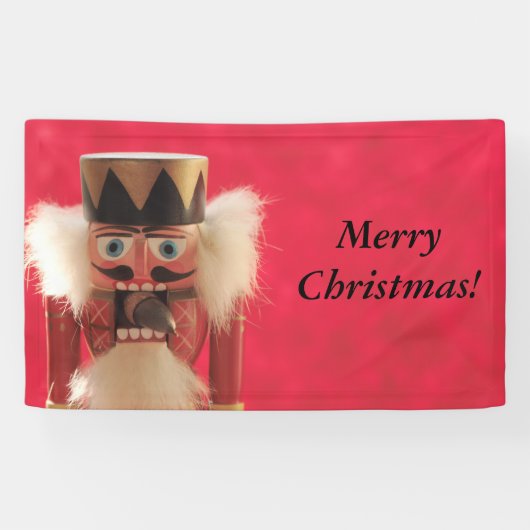 Nutkraker met eikel spandoek (Horizontaal)