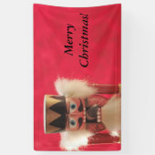 Nutkraker met eikel spandoek (Verticaal)