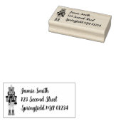 Nutkraker met snoepriet rubberstempel (Gestempeld)