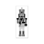 Nutkraker met snoepriet rubberstempel (Afrduk)