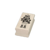 Nutkraker met snoepriet rubberstempel (Stempel)