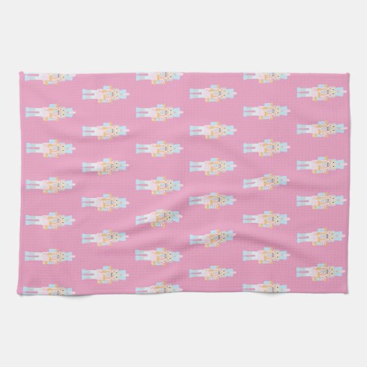 Nutkraker met snoepriet theedoek (Horizontaal)