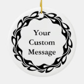 Nutkraker Mirlitons Keramisch Ornament (Achterkant)