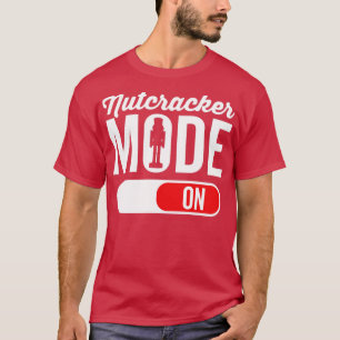 Nutkraker-modus op kerstmis met ballet t-shirt