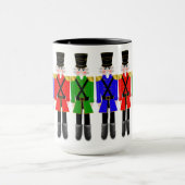 Nutkraker Mok met lijn-up van soldaten in kleuren (Midden)