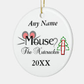 Nutkraker Mouse Keramisch Ornament (Links)