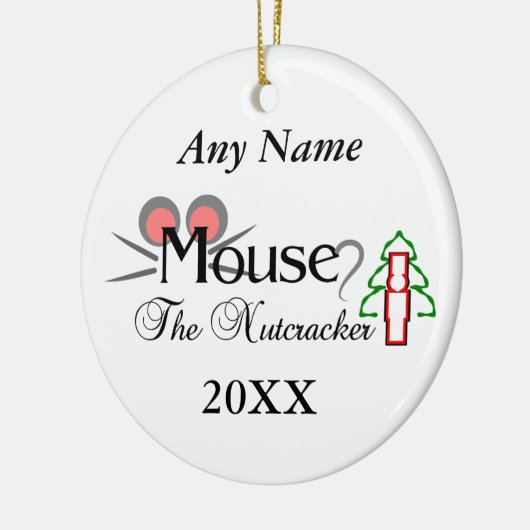 Nutkraker Mouse Keramisch Ornament (Links)