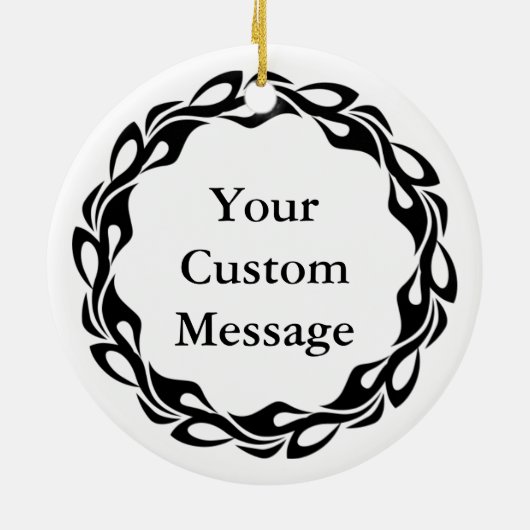 Nutkraker Mouse Keramisch Ornament (Achterkant)