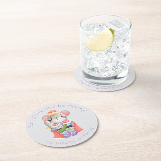 Nutkraker Mouse King Ronde Kartonnen Onderzetter (Insitu)