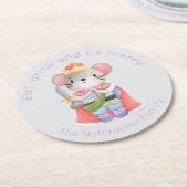 Nutkraker Mouse King Ronde Kartonnen Onderzetter (Gebogen)