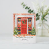 Nutkraker New Home Moving Announcement Briefkaart (Staand voorkant)