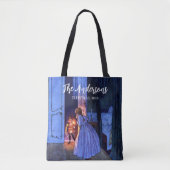 Nutkraker Nostalgic Personalized Holiday Tote Bag (Voorkant)