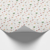 Nutkraker op White en Gold Polka Dot Cadeaupapier (Hoek)