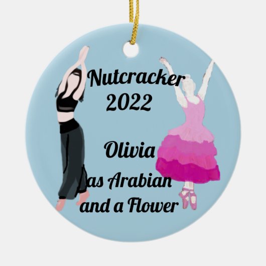 Nutkraker Ornament — Arabianen en een ventilatorke (Voorkant)