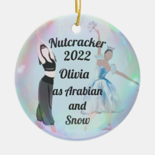 Nutkraker Ornament-Arabisch en sneeuw Keramisch Ornament