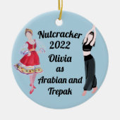 Nutkraker-Ornament- Arabisch en Trepak-keramisch Keramisch Ornament (Voorkant)