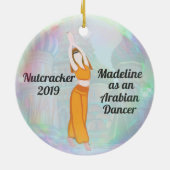 Nutkraker Ornament - Arabische danser (Achterkant)