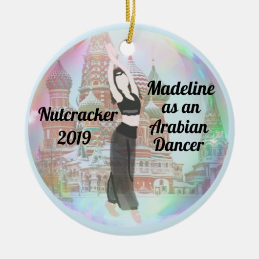  Nutkraker Ornament - Arabische danser (Voorkant)