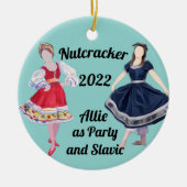 Nutkraker Ornament - Partij en Slavic (Voorkant)