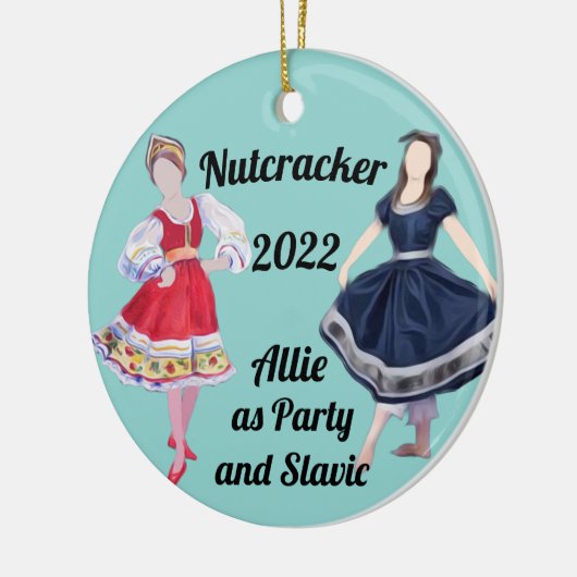 Nutkraker Ornament - Partij en Slavic (Links)