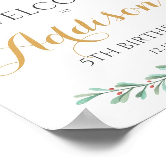 Nutkraker Poster, Nutkraker welkomstbord Poster (Hoek)