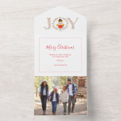 Nutkraker Prince Holiday Foto All In One Uitnodiging (Binnen)