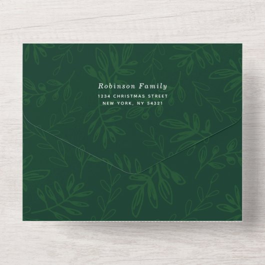 Nutkraker Prince Holiday Foto All In One Uitnodiging (Achterkant)