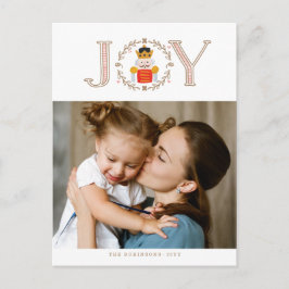 Nutkraker Prince Holiday Foto Feestdagenkaart