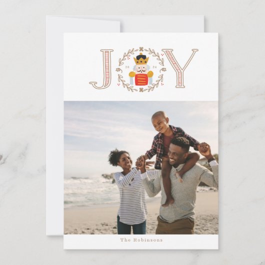 Nutkraker Prince Holiday-fotokaarten Feestdagenkaart (Voorkant)