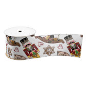 Nutkraker Ribbon Satijnen Lint (Spoel)