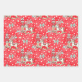 Nutkraker, rotspaard, kerstboom inpakpapier vel (Voorkant 2)