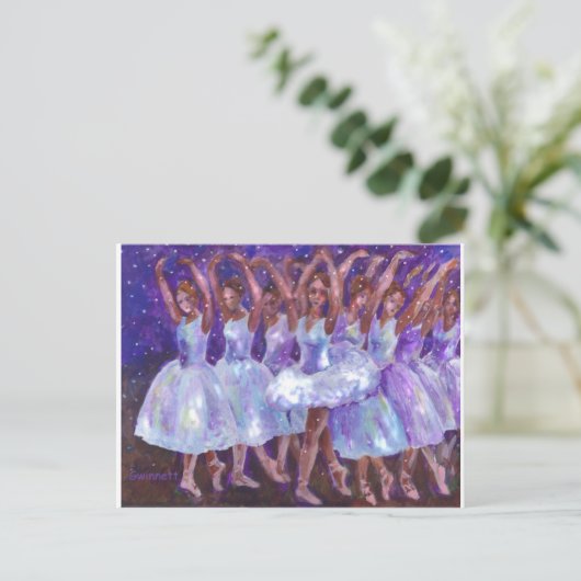 Nutkraker Snow Queen Briefkaart (Staand voorkant)