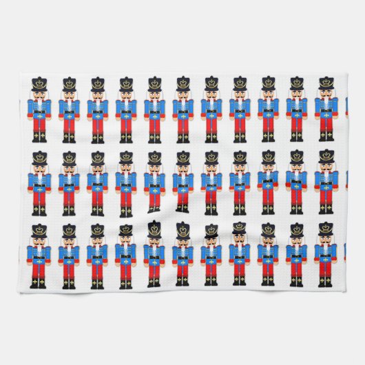 Nutkraker Soldaat Xmas keukenhanddoek 16 x 24 inch (Horizontaal)