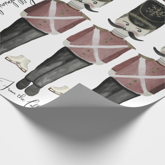 Nutkraker Soldaten & ijspakpapier Cadeaupapier (Hoek)