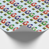 Nutkraker Soldaten Kerstmis Cadeaupapier (Hoek)