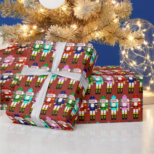 Nutkraker Soldaten Kerstmis Cadeaupapier