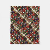 Nutkraker Soldaten Kerstmis Fleece Deken (Voorkant)