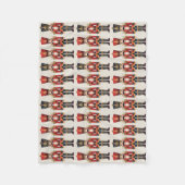 Nutkraker Soldaten Kerstmis Fleece Deken (Voorkant)