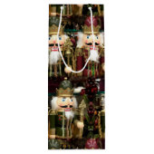 Nutkraker Soldaten Kerstmis Wijn Cadeautas (Achterkant)