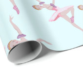 Nutkraker Sugar Plum Fairy Ballerina Duck Egg Cadeaupapier (Rol Hoek)