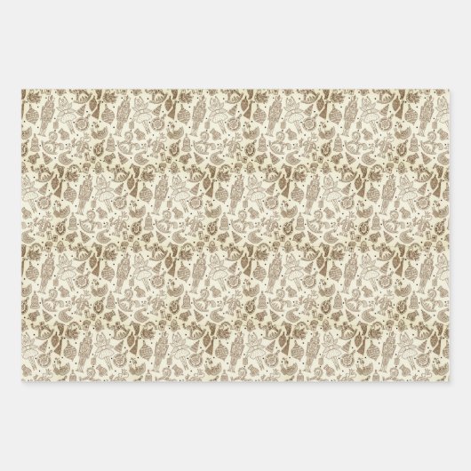 Nutkraker Suite Trio-kerstpapier Inpakpapier Vel (Voorkant 2)