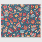 Nutkraker Sweets Cadeaupapier (Vlak)