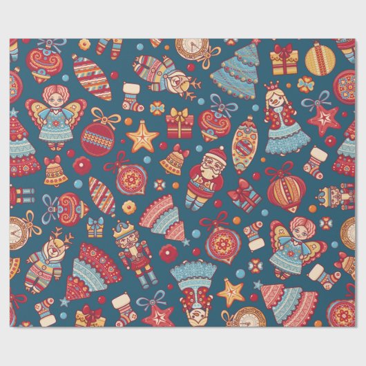 Nutkraker Sweets Cadeaupapier (Vlak)