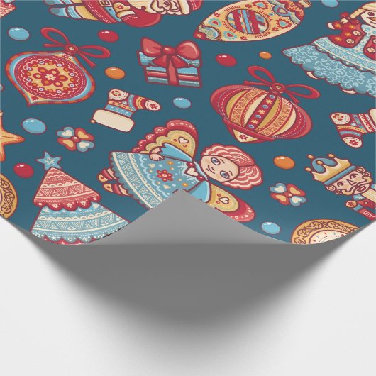 Nutkraker Sweets Cadeaupapier (Hoek)