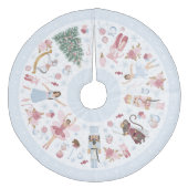 Nutkraker Sweets Fleece Kerstboom Rok (Voorkant)